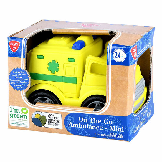 Playgo Biobased Ambulance - 15cm