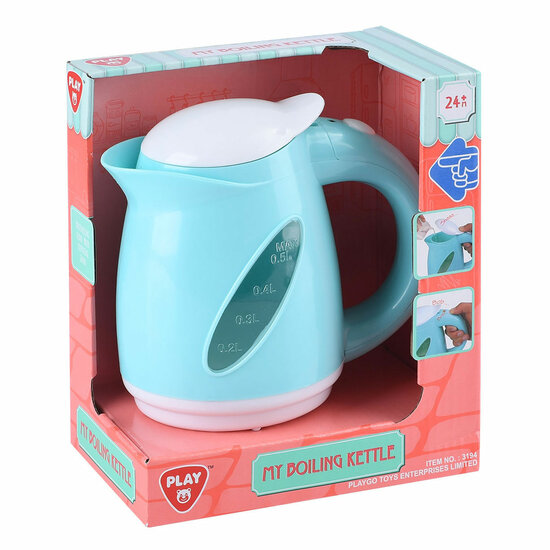 Playgo Mijn Waterkoker Blauw Wit