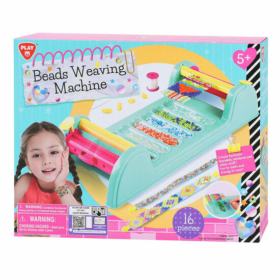Playgo Maak je eigen Armbanden Weefmachine Set - 16dlg.