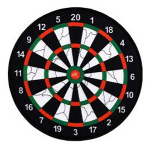 Dartbord Klittenband met 3 Pijltjes
