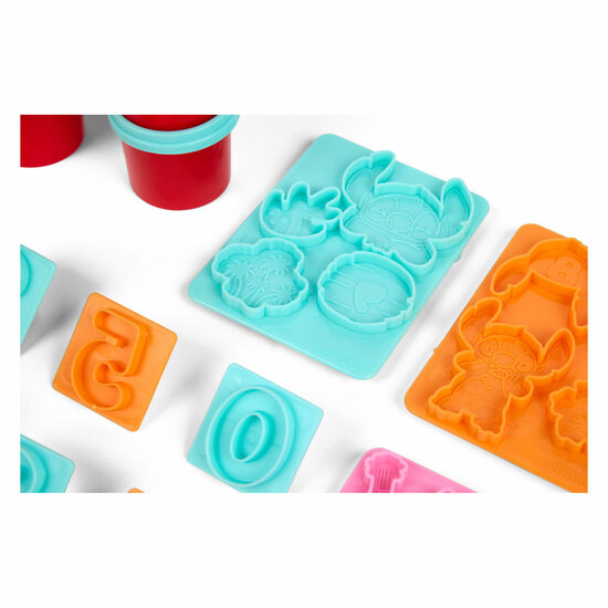 Stitch Kleiset met Cijfers - 6 Kleipotjes