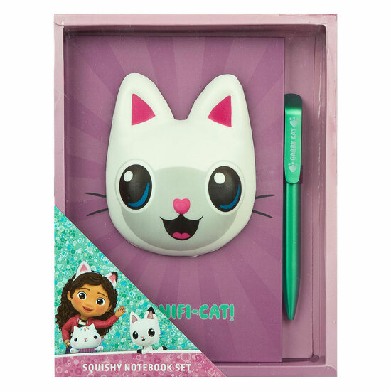 Squishy Notitieboek Gabby&#039;s Poppenhuis met Pen