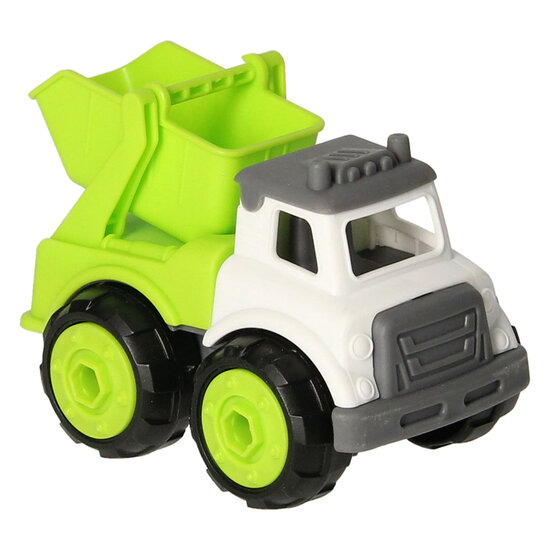Kiepwagen met Schroefbare Wielen - Groen