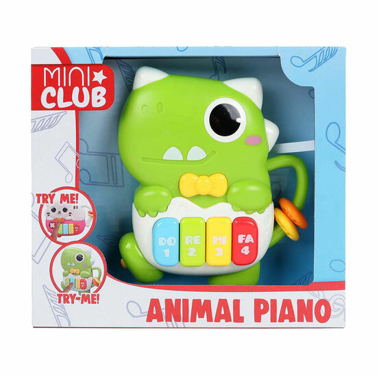 Mini Club Dierenpiano Dino met Licht en Geluid