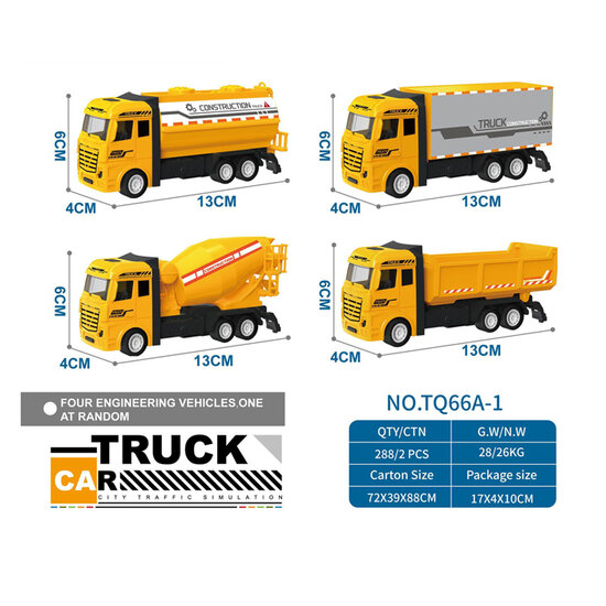 Werkvoertuig Truck Geel