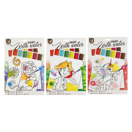 Schilderen met Water Thema, 9dlg.