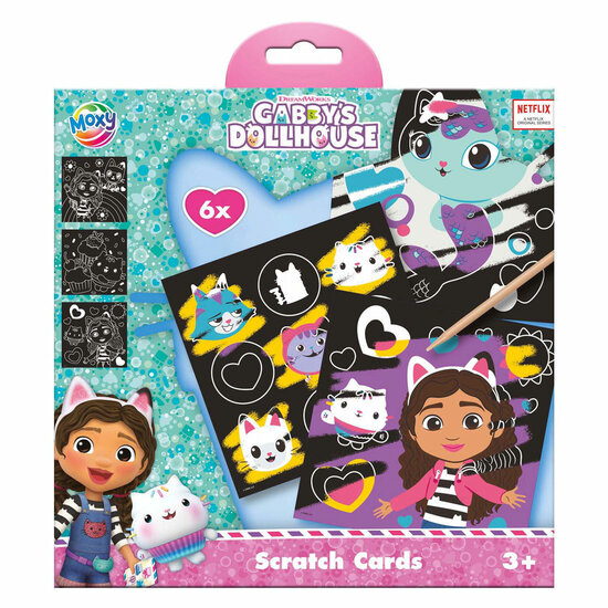 Scratch Kaarten Gabby&#039;s Poppenhuis Set, 7dlg.