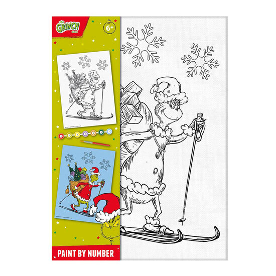 Canvas Schilderen op Nummer Grinch