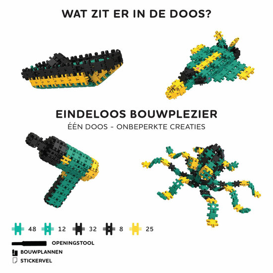 Nano Clics - Creative Builders, 125dlg.