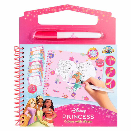 Disney Princess Waterkleurboek