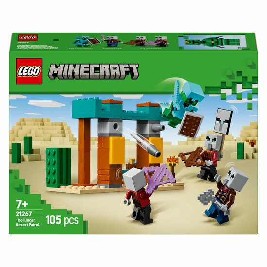 LEGO Minecraft 21267 De Illagers in de Woestijn