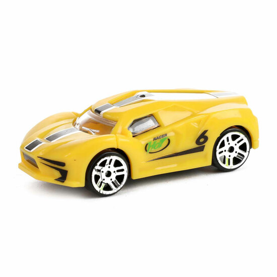 Turbo Racers Verzamelkoffer met Auto&#039;s en Speelkleed, 6dlg.