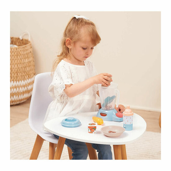 Ecoiffier Nursery Verzorging - Baby's Voedingsset in Koffer - 8dlg.