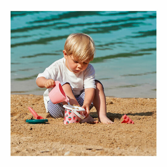 Ecoiffier Strandset Aardbei - 4dlg.