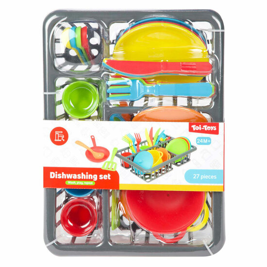 Home Food Afwasrek met Bestek en Pannen, 27dlg.