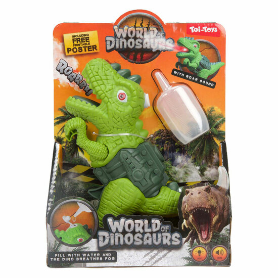 World  Of Dinosaurs Dinopistool met Spray en Licht en Geluid