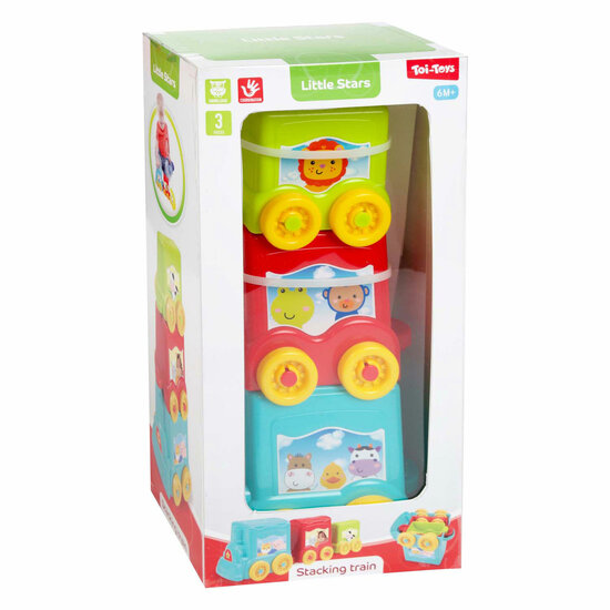 Little Stars Baby Stapeltoren Trein, 3dlg.