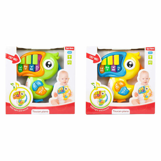 Little Stars Baby Piano met Muziek Toekan met Licht en Geluid
