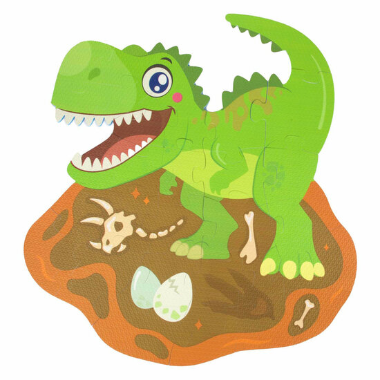Little Stars Foam Vloerpuzzel Dino, 36st.