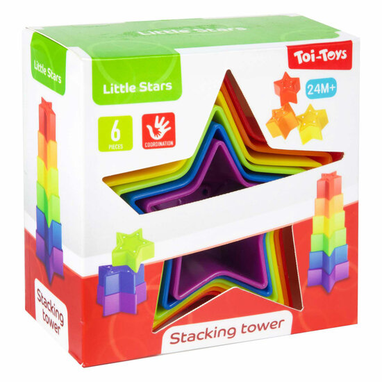 Little Stars Baby Stapeltoren Ster, 6dlg.