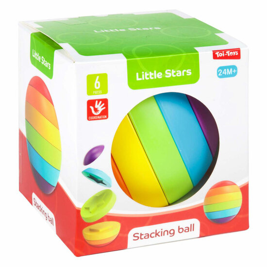 Little Stars Baby Stapeltoren Puzzelbal, 6dlg.
