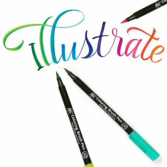 Sakura Koi Color Brush Penseelstiften Set, 12dlg.