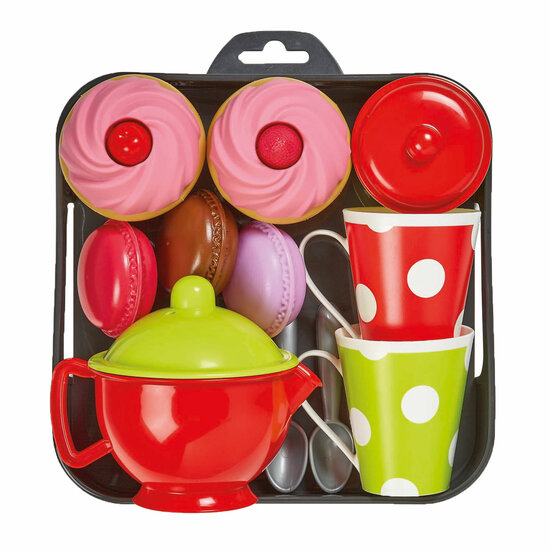 Ecoiffier 100&amp; Chef Cupcakes op Dienlad Speelset, 12dlg.