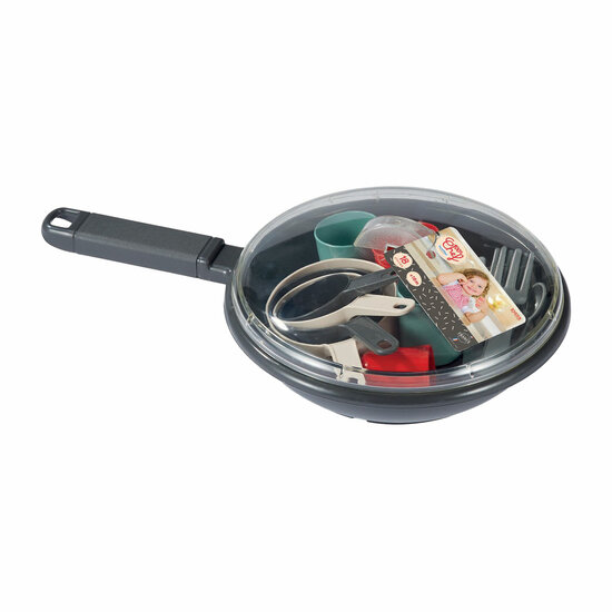 Ecoiffier 100% Chef Servies en Bestek in Pan - 19dlg.