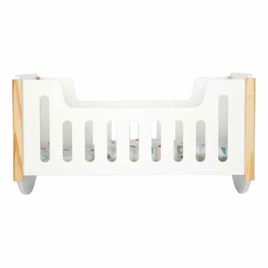 Small Foot - Houten Poppenbed Wit Little Button