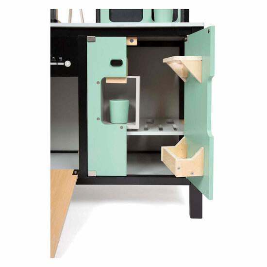 Small Foot - Houten Industriele Keuken met Keukeneiland, 18dlg.