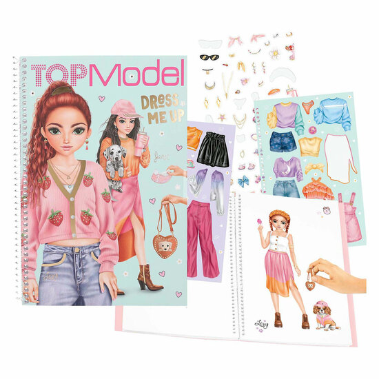 TOPModel Dress me Up Stickerboek Groot