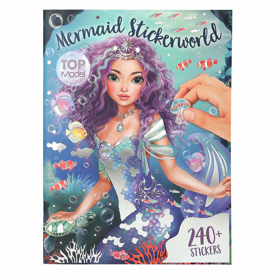 TOPModel Metallic Stickerworld Zeemeermin Stickerboek