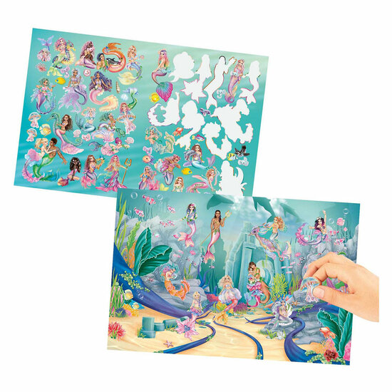 TOPModel Metallic Stickerworld Zeemeermin Stickerboek