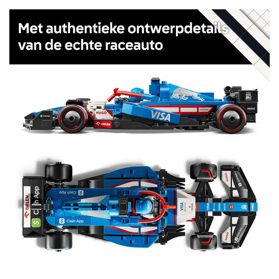 LEGO Speed Champions 77246 Visa Cash App RB VCARB 01 F1 Racewagen