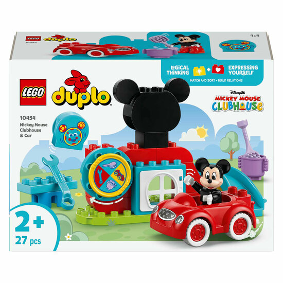 LEGO DUPLO 10454 Mickey Mouse Clubhuis en Auto