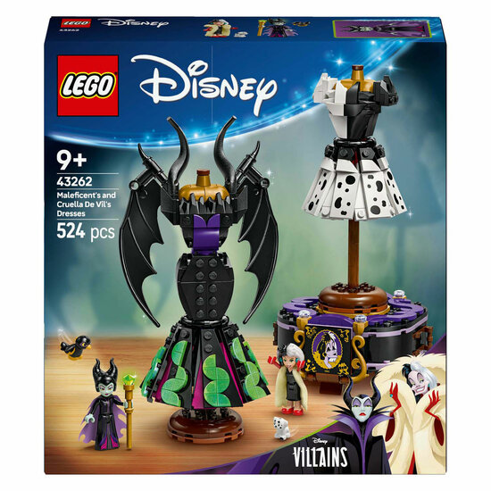 LEGO Disney 43262 De Jurken van Maleficent en Cruella De Vil
