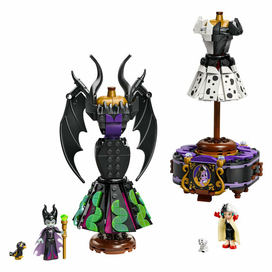 LEGO Disney 43262 De Jurken van Maleficent en Cruella De Vil