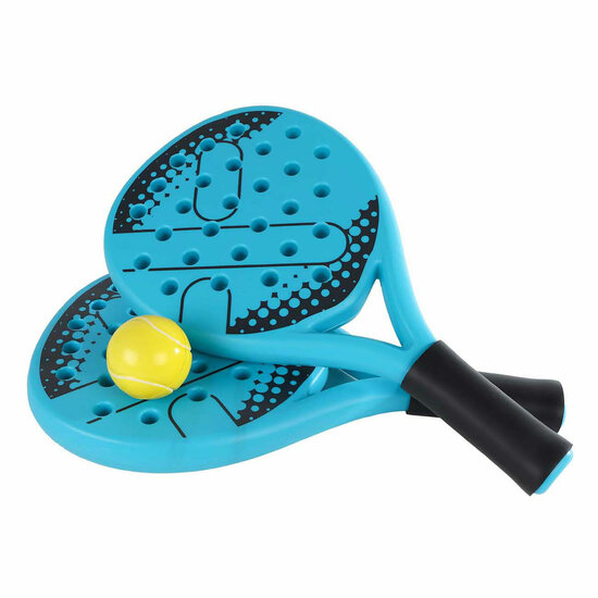 Gametime Padel Set van 2 Rackets met Bal in Opbergtas, 3dlg.