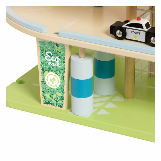 Classic World Houten Duurzame Garage met Accessoires, 19dlg.