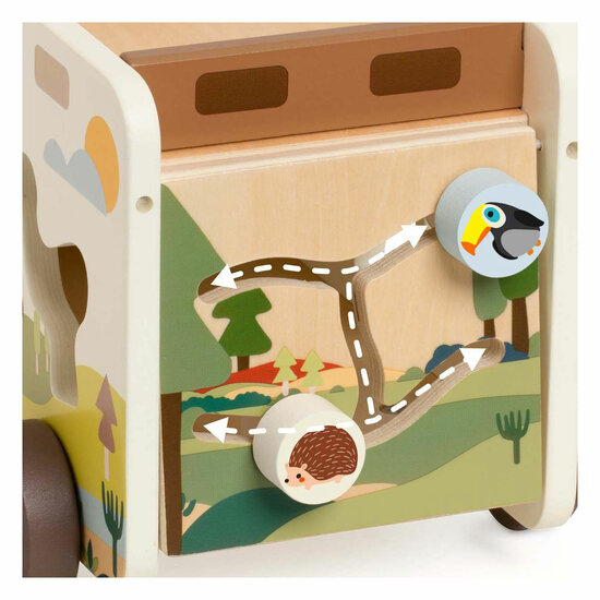 Classic World Houten Avonturen Safari Auto Vormenstoof, 9dlg.