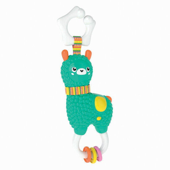 Clementoni Baby Vrolijke Alpaca Rammelaar met Licht en Geluid