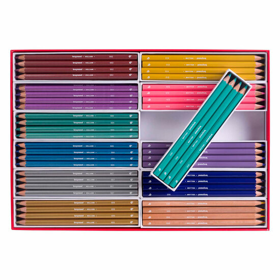 Bruynzeel Mega Kleurpotlodenset metallic &amp; Trendkleuren