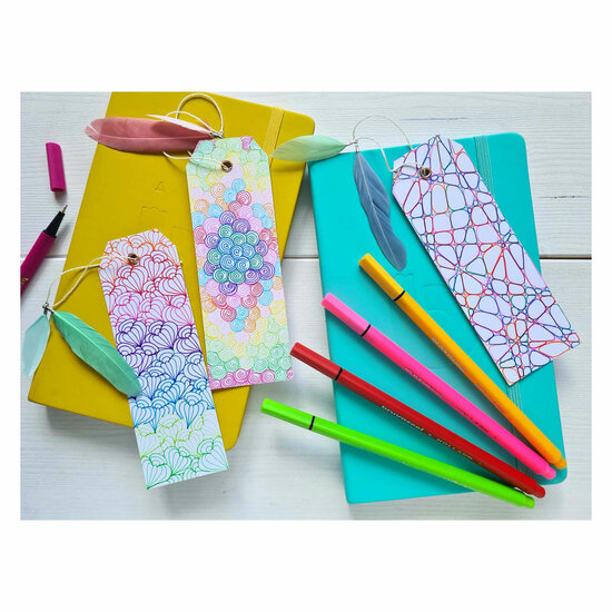 Bruynzeel Fineliner Set Neon &amp; Pastel, 12 Kleuren