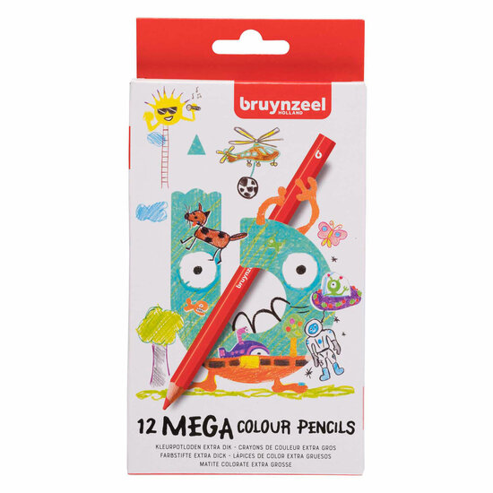 Bruynzeel Mega Kleurpotloden Set 12