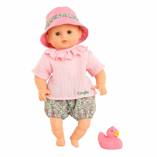 Corolle Badpop Coralie met Badeend - Bloomer, 30cm