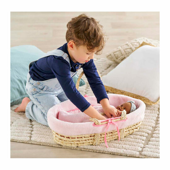 Corolle Gevlochten Mandenset Set voor Babypop - Pluche