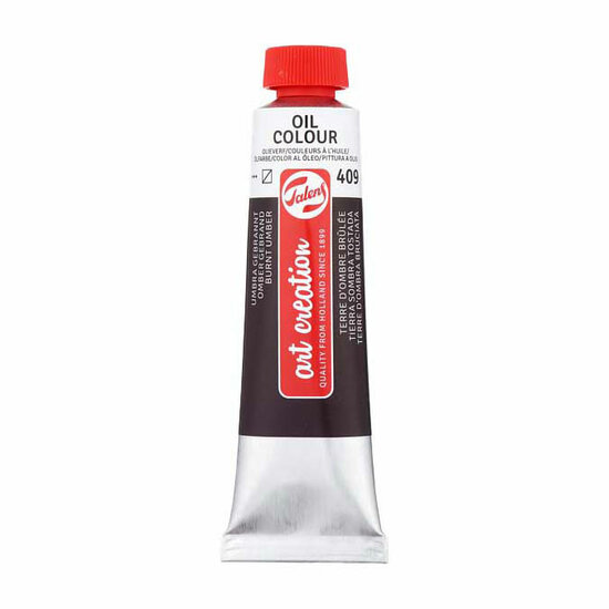 Talens Art Creation Olieverf Tube 40ml Omber Gebrand 409
