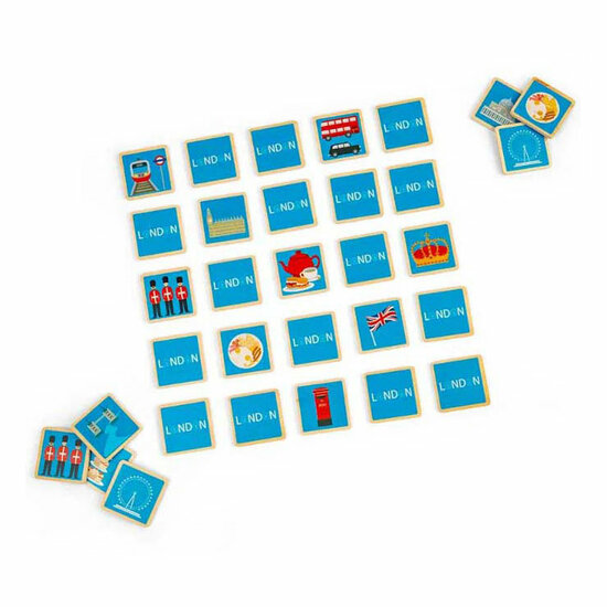 Bigjigs Houten Londen Memo Spel