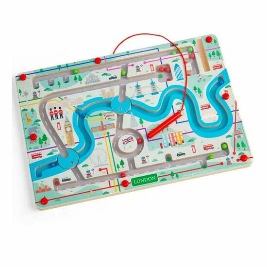 Bigjigs Houten Magnetische Londen Doolhof