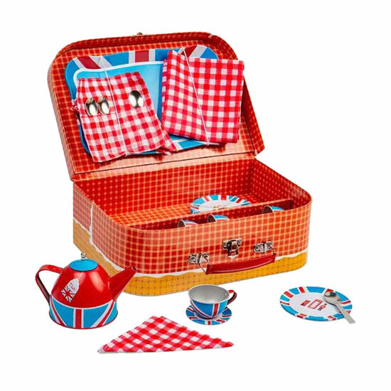 Bigjigs Londen Theeservies Speelset, 24dlg.